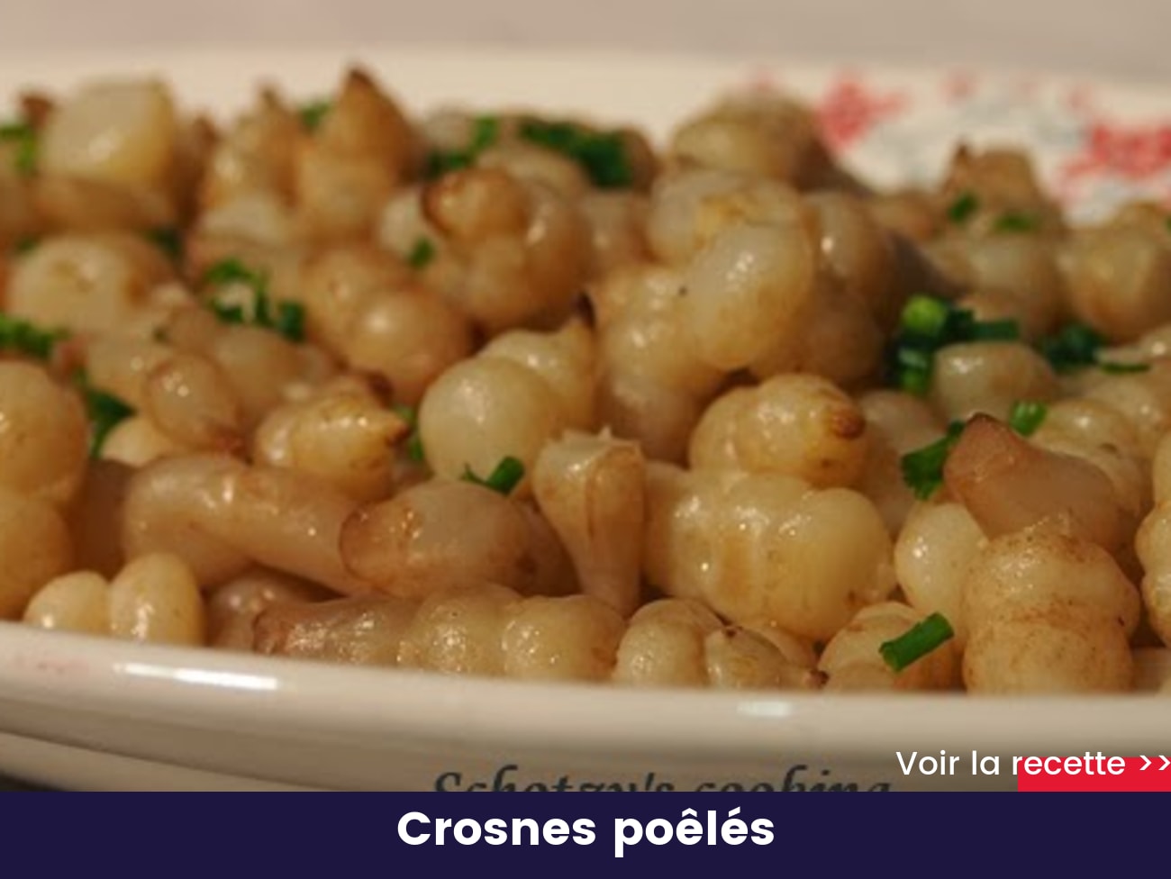 Crosnes poêlés